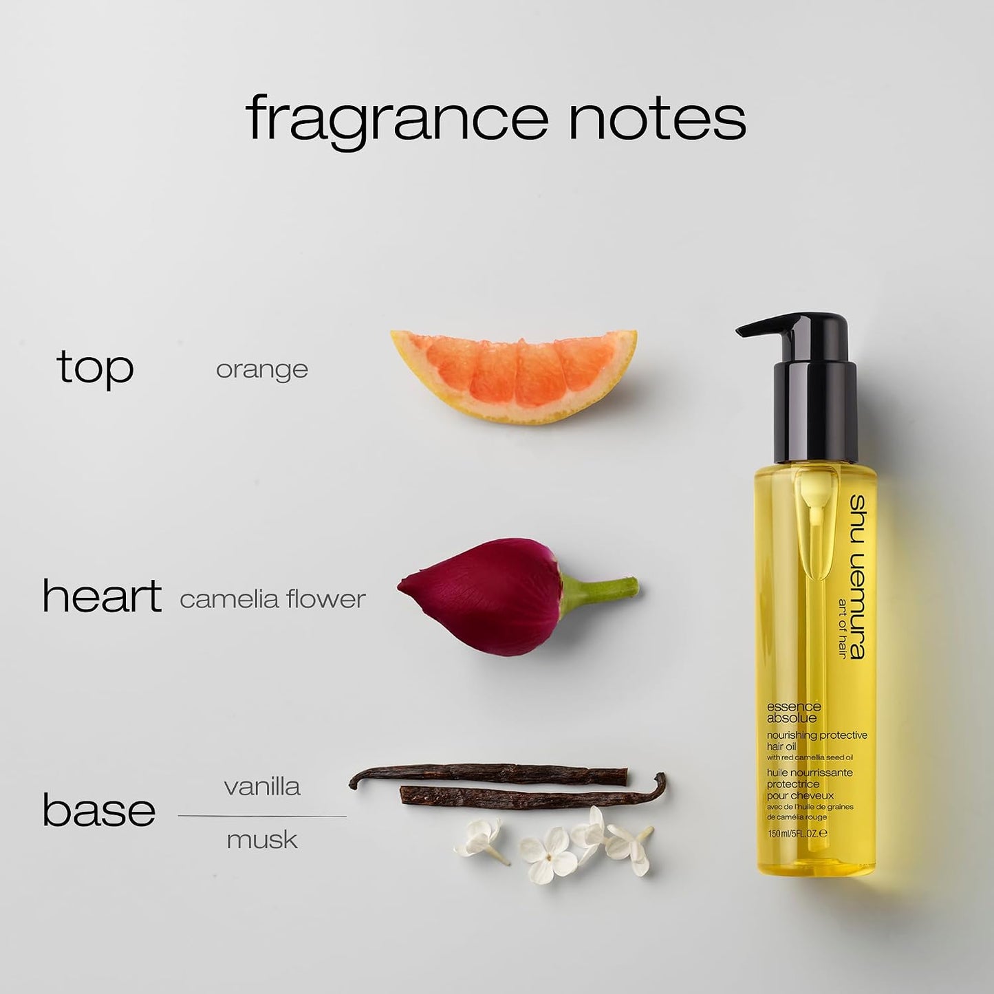 Nourishing Protective Hair Oil - Shu Uemura Art of Hair Essence Absolue | Lightweight, Hydrating, Frizz Control, Heat Protection