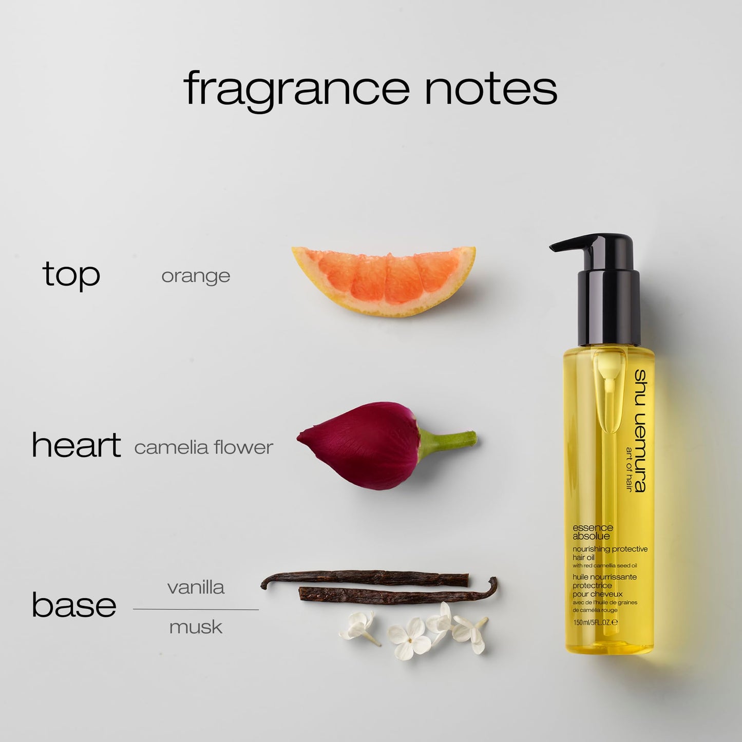 shu uemura art of hair Essence Absolue Nourishing Protective Hair Oil - Lightweight Multi-Benefit Leave In Treatment, Hydrates, Adds Shine, and Reduces Frizz with Heat Protection, 5 Fl Oz