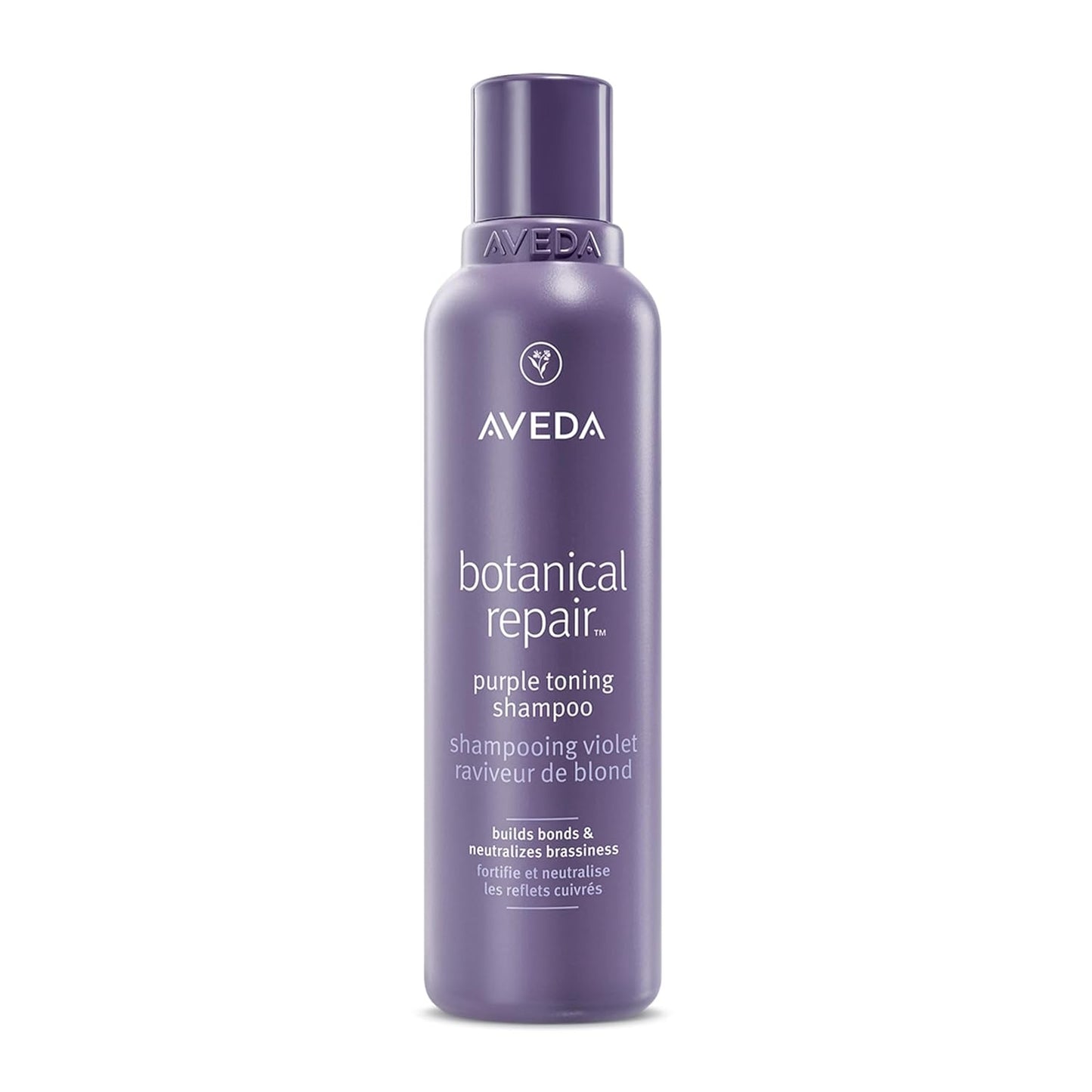 Aveda Purple Toning Shampoo - Botanical Repair for Blonde & Grey Hair | Reduces Brassy Tones | 6.7 fl oz