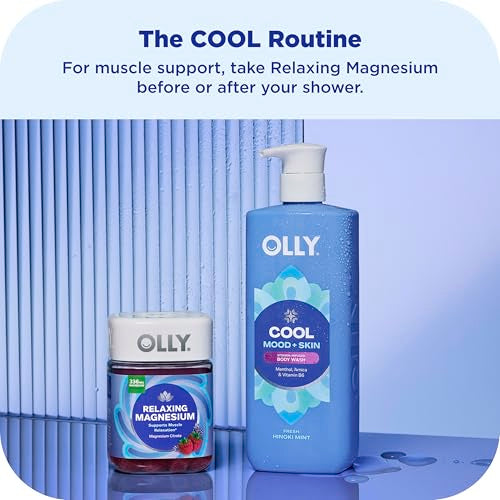 OLLy Cool Mood + Skin Body Wash with Arnica & Vitamin B12 - 17 fl oz