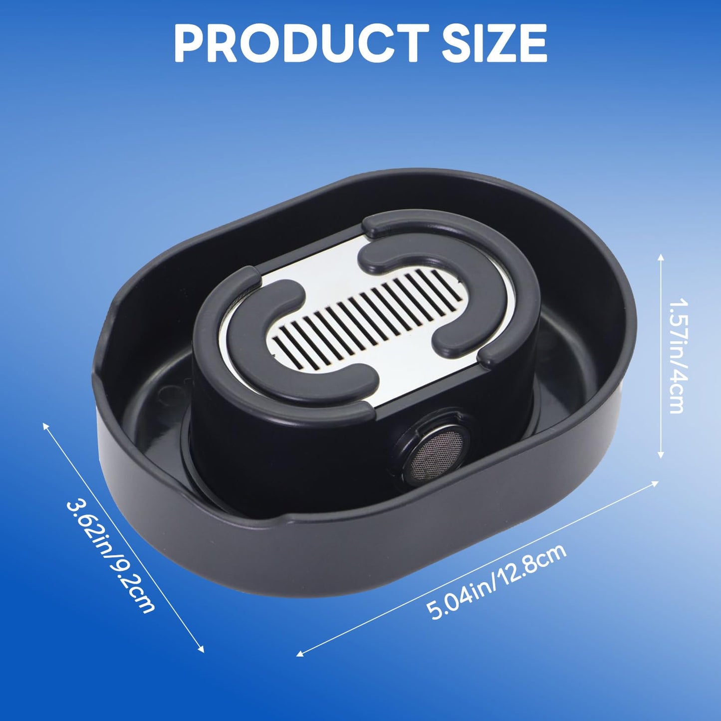 Men's Shaving Razor Rinser Cleaner,Portable Razor Rinser for Shave,Applies to Most Hand Shavers,Quick Cleaning,Say Goodbye to Clogged Razors and Dirty Sinks (1Pcs) (black)