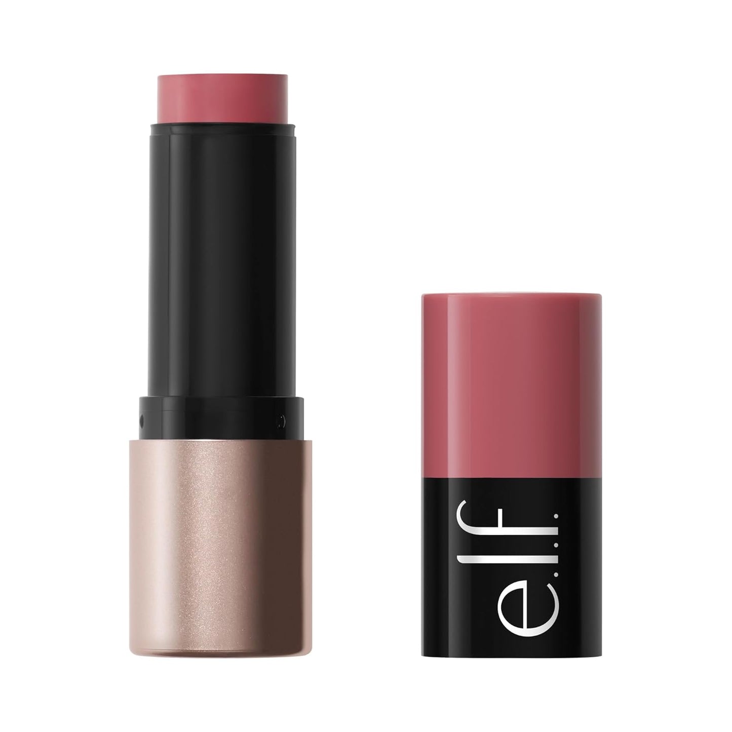 e.l.f. Soft Glam Cream Blush Stick - Buildable Vegan Blush for Natural Flush | Pink On It, Satin Finish