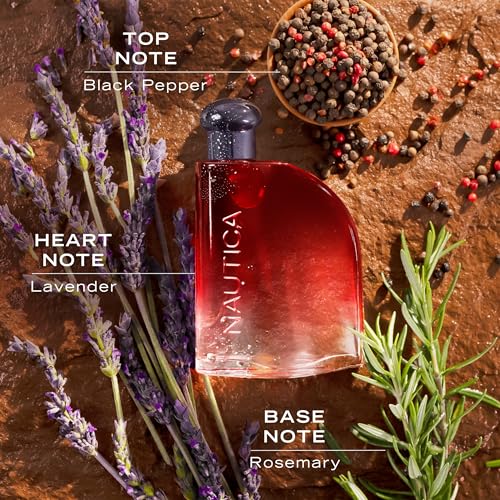 Nautica Red Men's Eau de Toilette & Body Spray Gift Set 3.85 Fl Oz Pack of 2