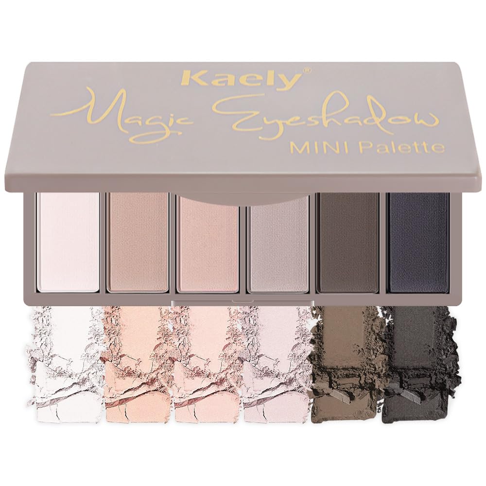 Cream Eyeshadow Stick Set - 6Pcs Waterproof Long-Lasting Sticks for Mature Skin | Neutral Nude Shimmer & Matte Finish