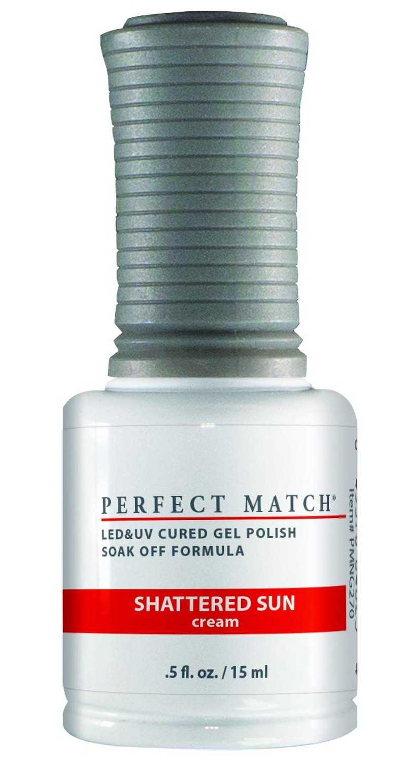 LeChat Perfect Match Gel Polish - Shattered Sun | 0.5 Fl Oz High-Quality Nail Color