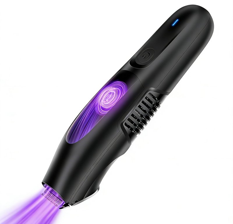 Body Hair Trimmer, Vacuum Clippers with Hair Suction, Waterproof, Electric Bikini Trimmer with Body Clippers for Cut Leg, Chest, Arm, USB Recharge