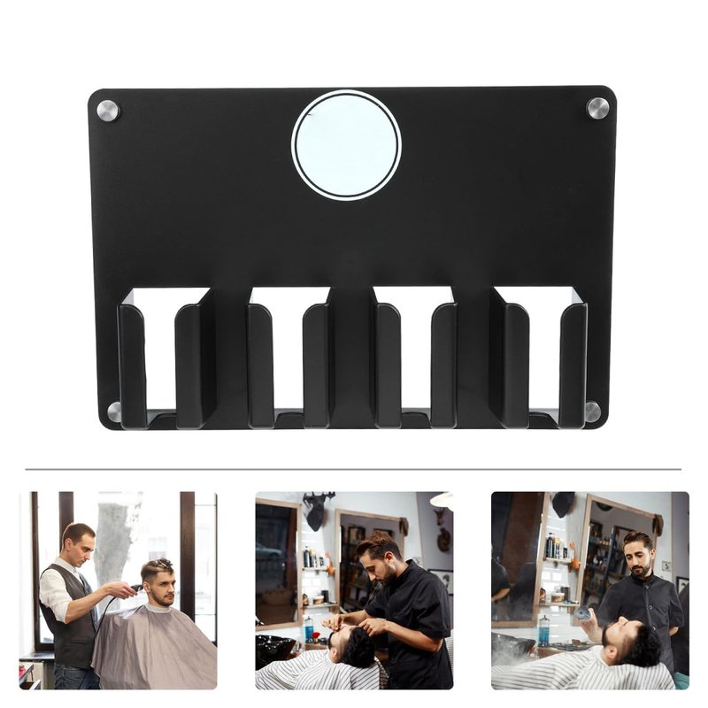 POPETPOP Hair Clipper Holder - Wall-Mounted Hairdressing Trimmers Storage Rack, Electric Hair Clipper Organizer, Barber Station Organizer