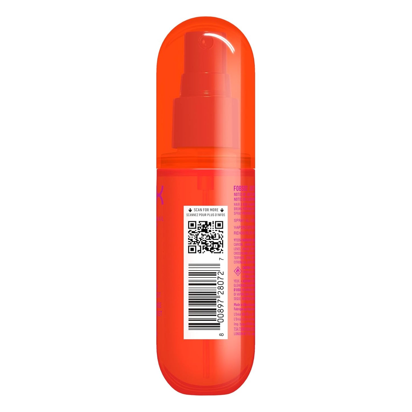 NYX Fat Oil Fragrance Mist | Juicy Boo Citrus Scented Hair & Body Spray, Vegan, 2.7 fl oz