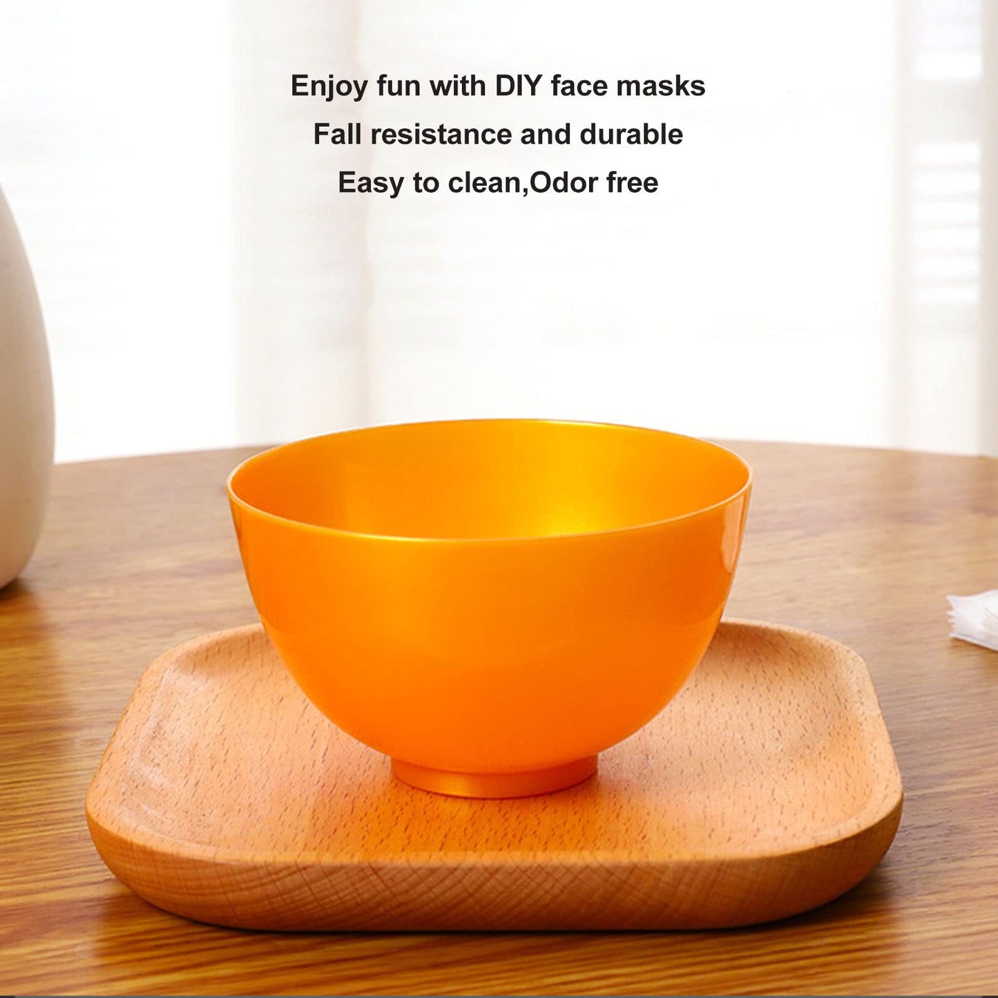 NSXAYIWE 10PCS Facial Mask Mixing Bowl, 4 Inch High Hardness Plastic Mixing Bowls with Non-slip Base, Mixing Bowl for Hair Dye, Spa Esthetician Bowls for Facials Mask, Mud Masks Home Salon