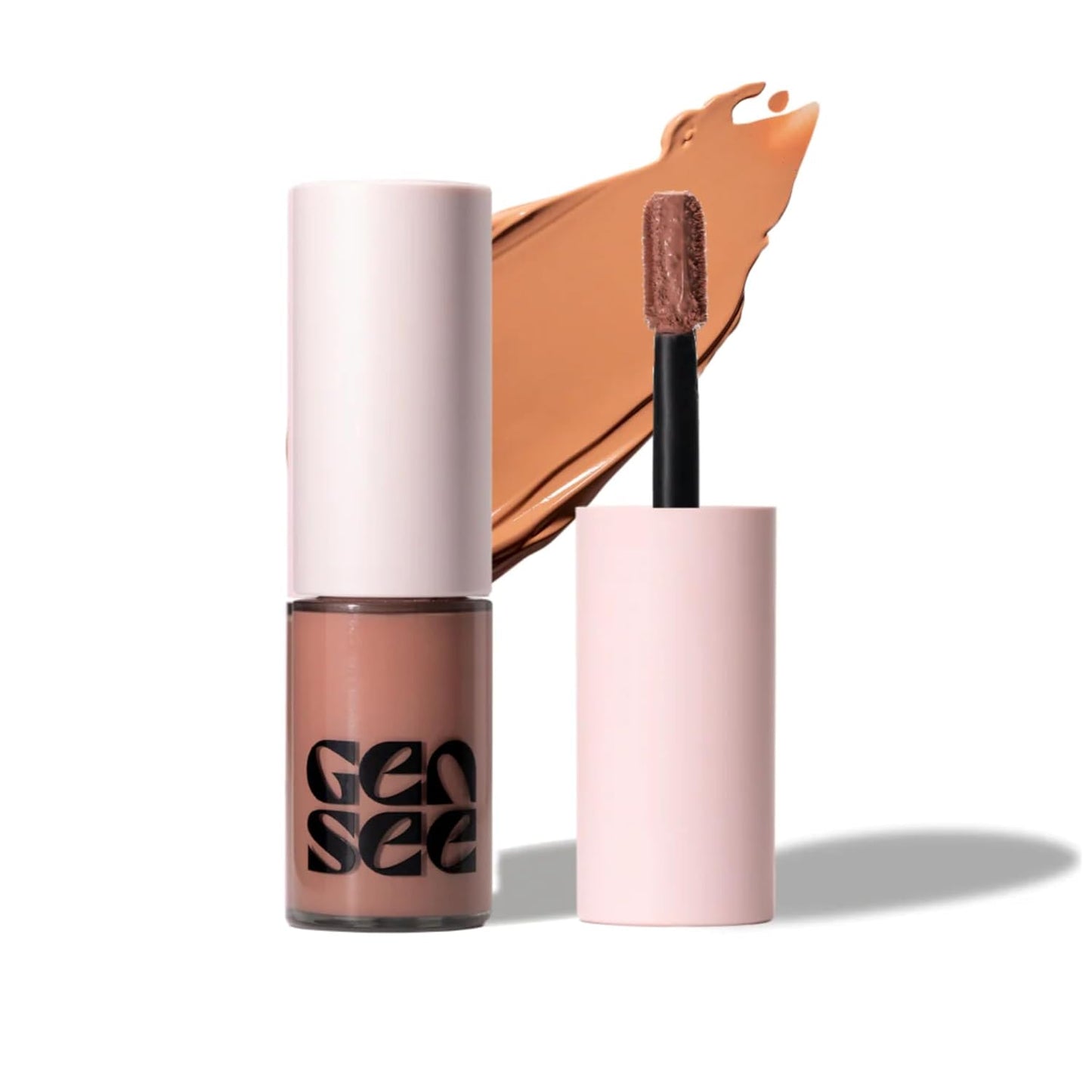 GEN SEE Mixed Media Matte Liquid Eyeshadow - High Pigment, Weightless Long-Lasting Formula | Linen Color, Vegan & Cruelty-Free