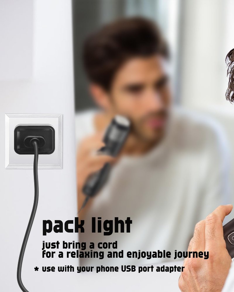 uijino MG5910 Charger, MG5910/49 Charger Compatible with Phillips Norelco Multigroom Series 5000 Beard Trimmer for Men