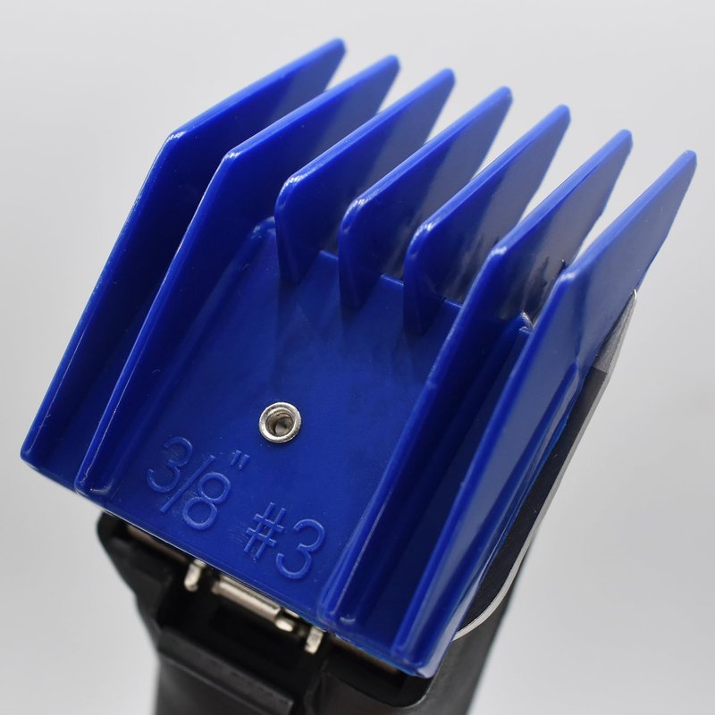 AIRERA Professional A5 Style Animal Hair Clipper Attachment Guard Guide Cutting Combs 76926-900, Compatible with Oster Classic 76 A5 Andis AG BG Wahl KM Pet Groomers (Navy, #3-3/8")