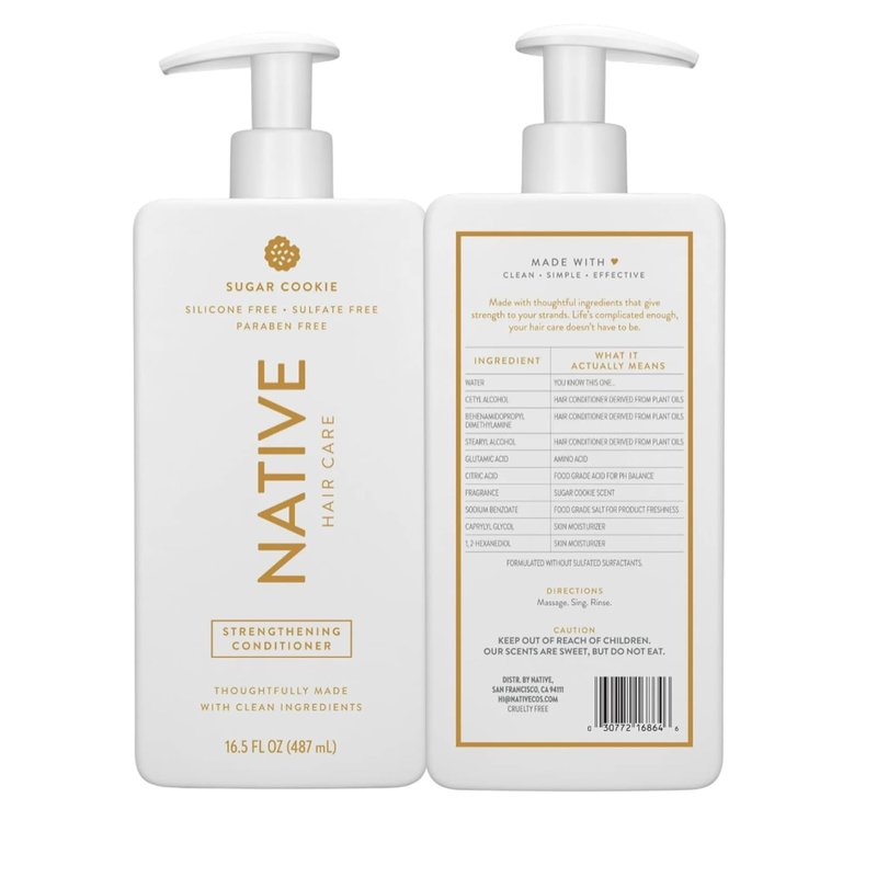 Native Shampoo & Conditioner - Limited Edition Sugar Cookie Scent | Nourishing Hair Care