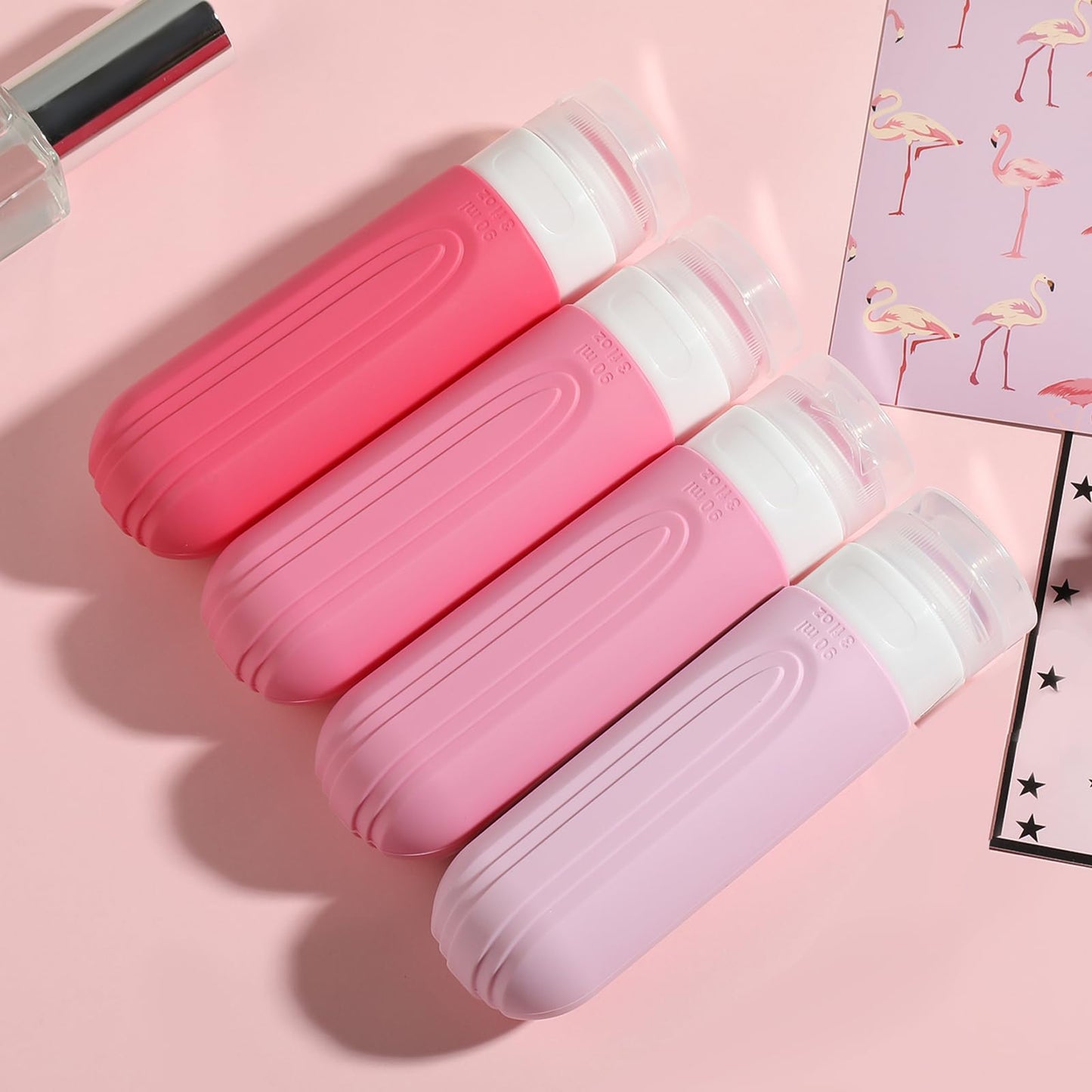 CHEODIN 26 Pack Travel Size Toiletries, Tsa Approved Travel Containers for Toiletries, Leak Proof Silicone bottles and Shampoo Conditioner, Essential Toiletry Accessories.