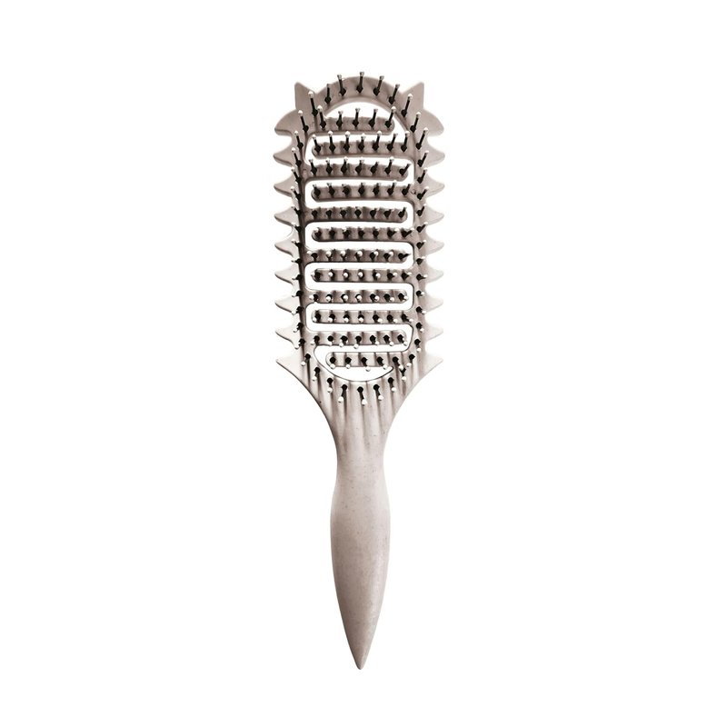 Curl Defining Brush - Vented Hair Brush for Detangling & Styling | Off White