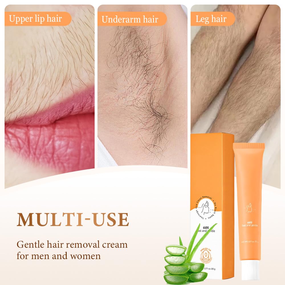Facial Hair Removal Cream for Women, 2026 New Gentle Face Facial Hair Removal Cream for Women, Effective Hairs Removers for Face Hairs Removing (2, 0.71oz / 20 g)