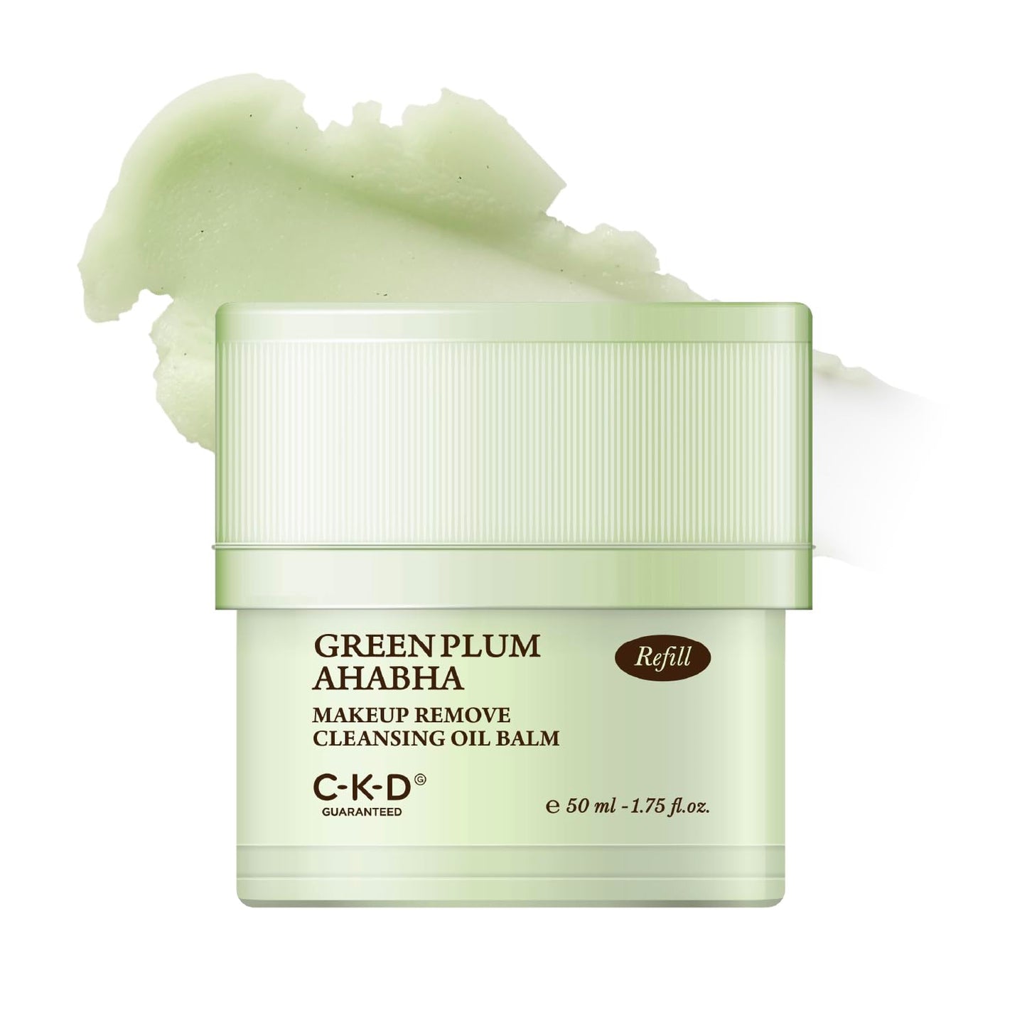Green Plum AHA BHA Clay Mask Cleanser - Korean Face Wash & Makeup Remover | Controls Sebum, Tightens Pores, 4.58 oz