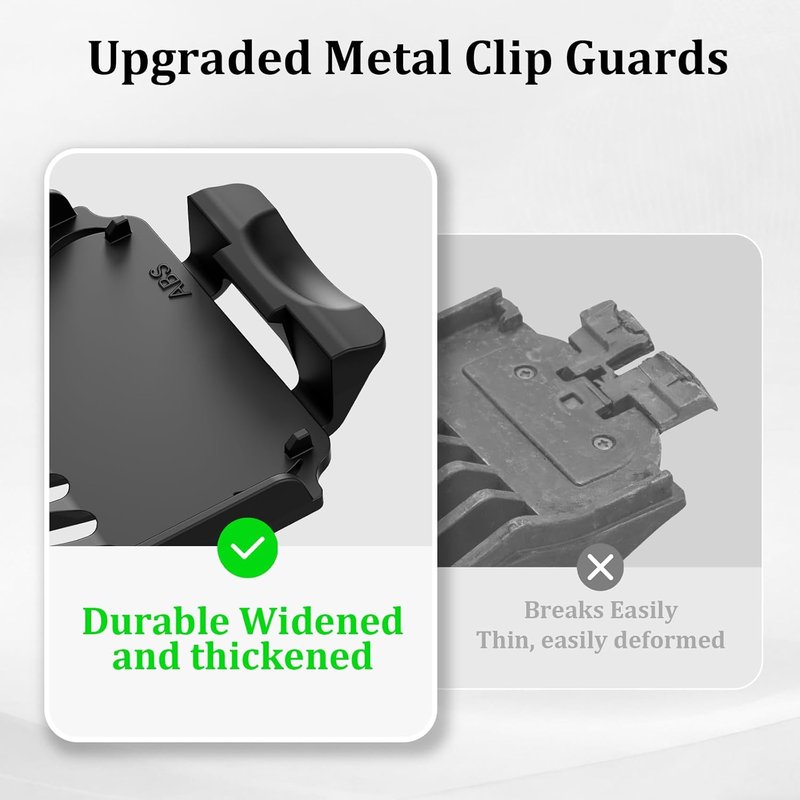 Professional Hair Clipper Guards Set - 14-Piece Replacement Guides Compatible with Wahl Clippers | 1/16" to 1" Sizes, Black