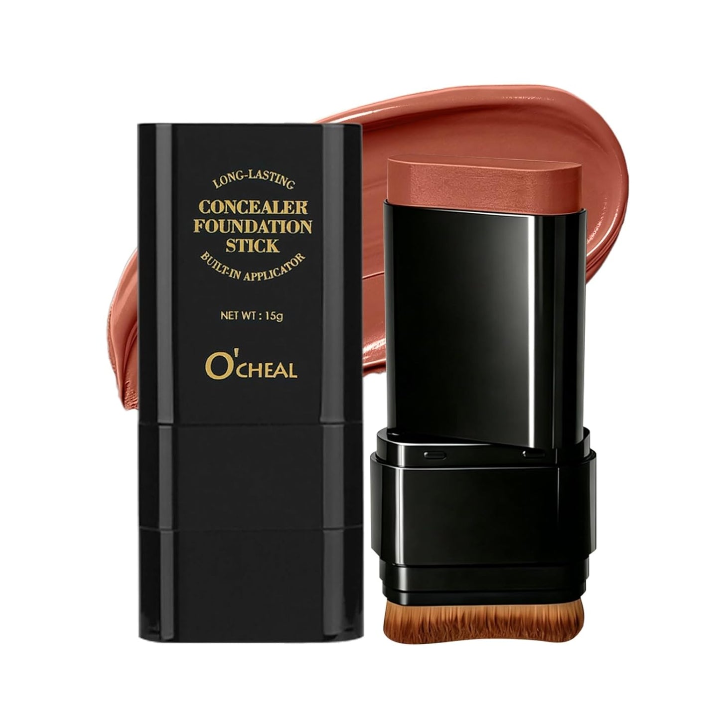 O'CHEAL Face Foundation Contour Stick - Long-Wear Lightweight Blemish Concealer | 03 Light Skin