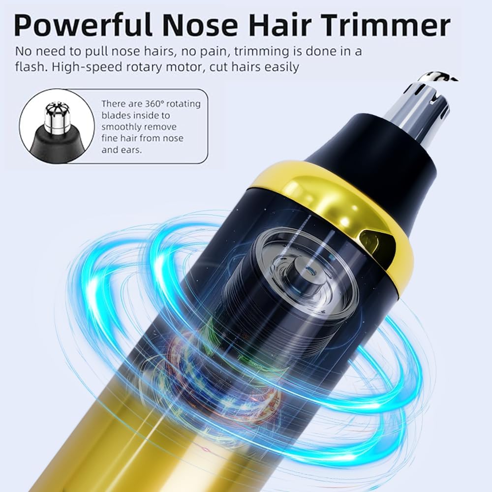 Professional Hair Clippers for Men - Versatile Hair Cutting Kit with LCD Display | Trimmer, Beard & Nose Hair Cutter