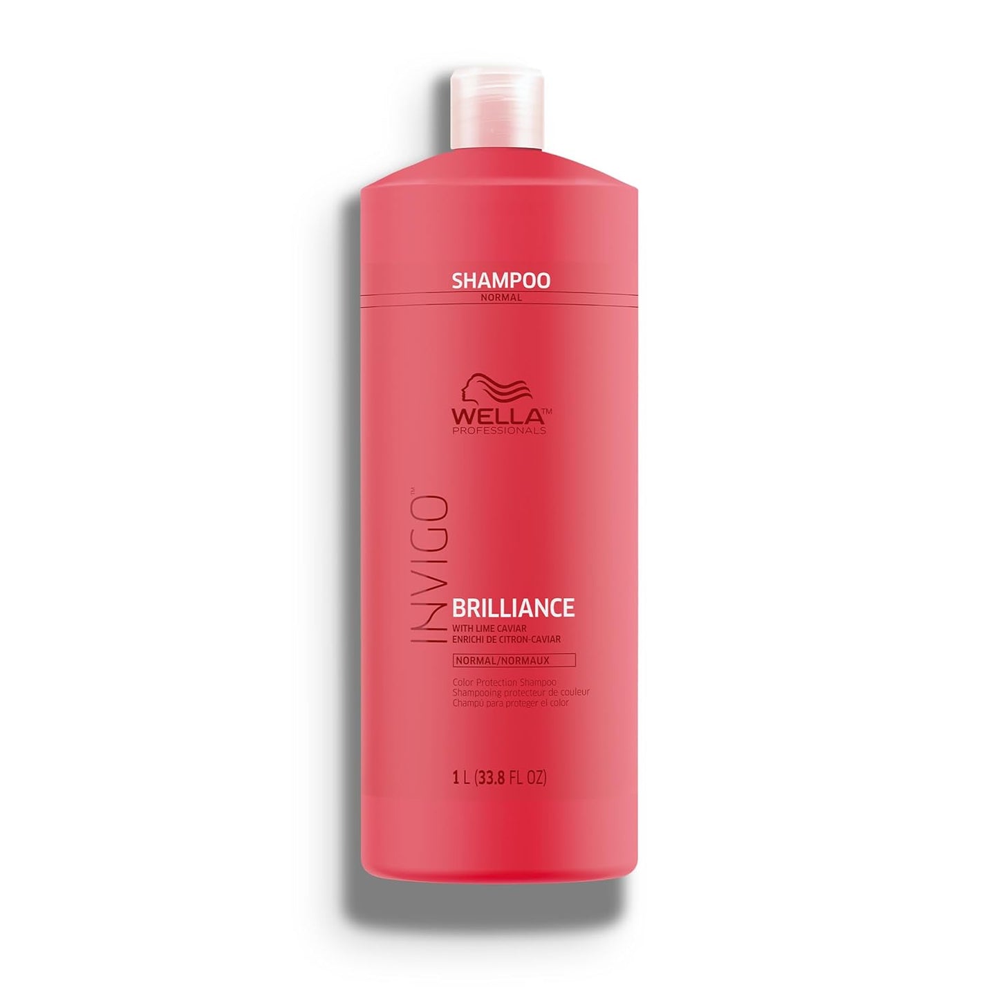 Wella Professionals Invigo Brilliance Shampoo - Color Care for Fine/Normal Hair | Daily Cleanser with Lime Caviar