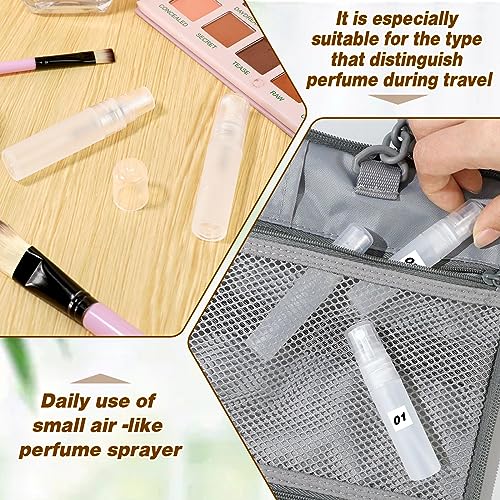 6 Pack 5ml Refillable Mini Spray Bottles for Travel & Perfume