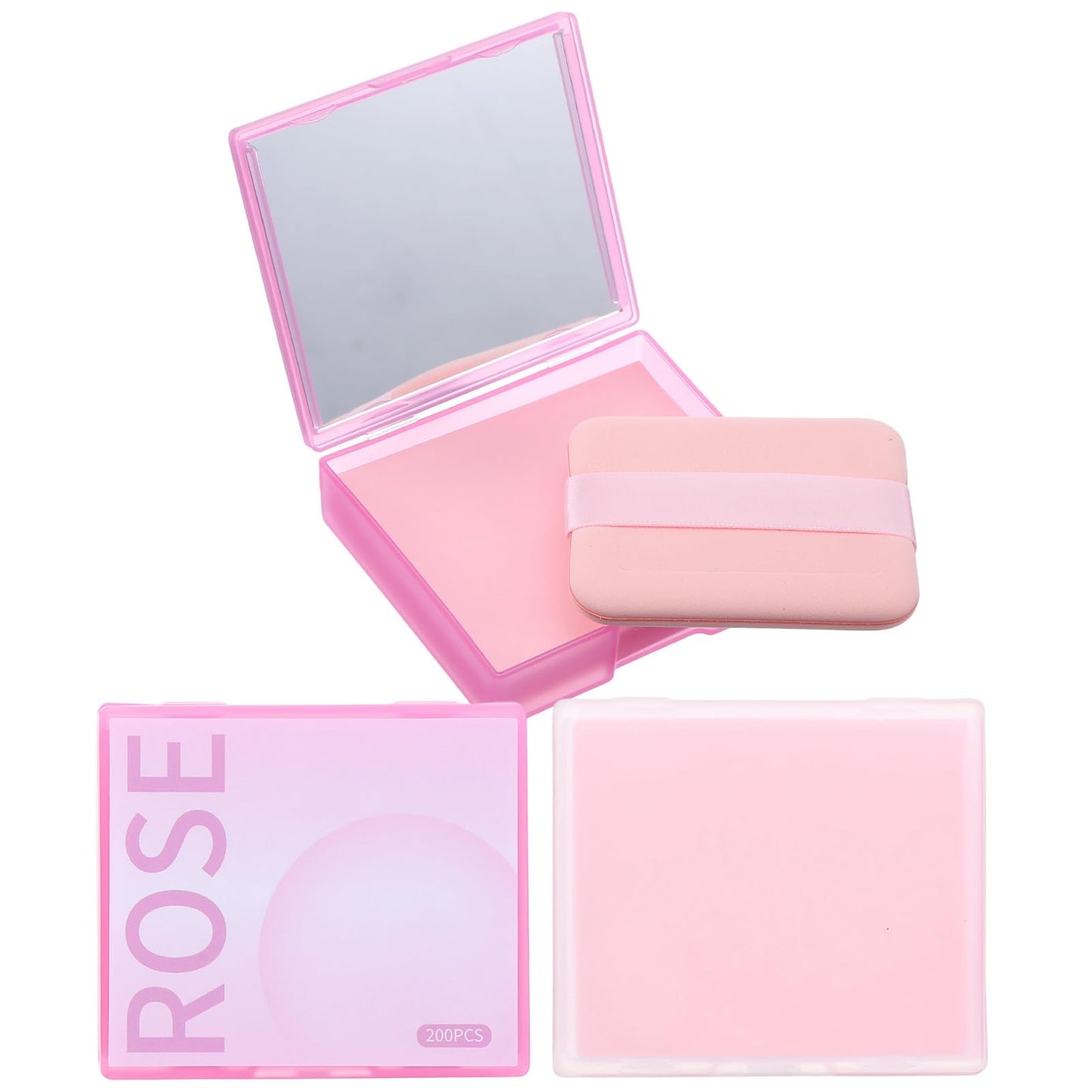 Sibba 500 PCS Absorb Oil Blotting Sheets for Face, Facial Oil Control Film with Mirror Puff & Refills for Oily Skin, Makeup Friendly Face Blotting Papers Absorbing Sheets Tissues for Controls Shine