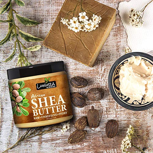 Pure African Shea Butter for Skin & Hair - Deep Moisturizer, 7 oz