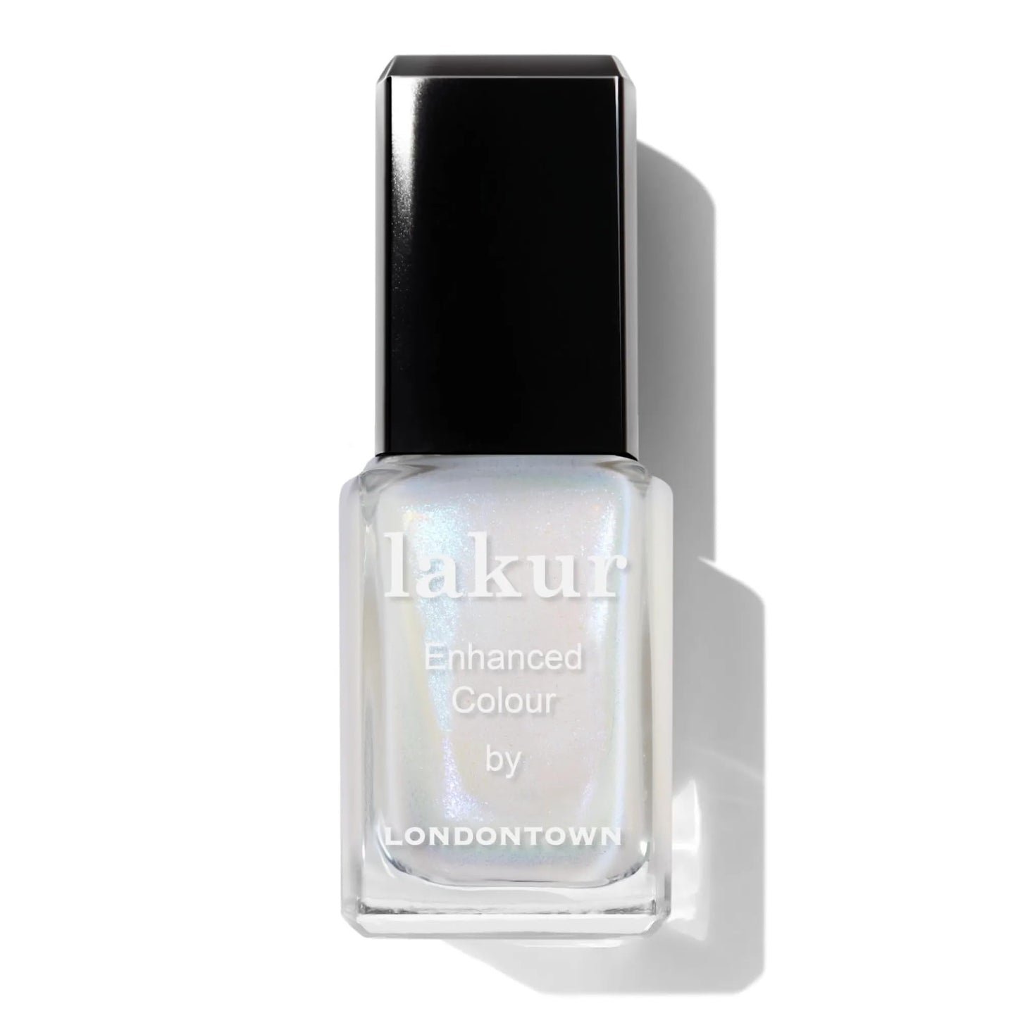 LONDONTOWN lakur Nail Polish, White & Black Shades, Milk Bath