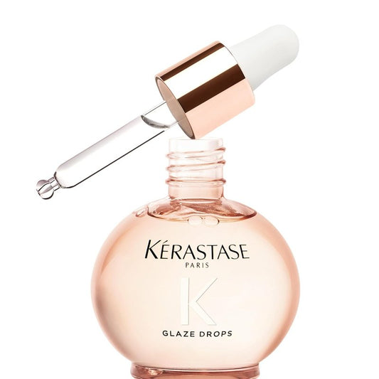 Kerastase Gloss Absolu Glaze Drops - Anti-Frizz Hair Oil for Gloss & Shine | Nourishing Hydration with Hyaluronic Acid