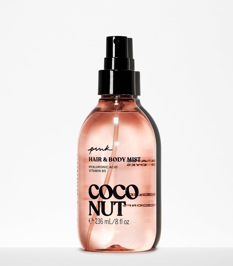 PINK Coconut Hair & Body Mist - Refreshing Perfume Spray for Women | 8 oz