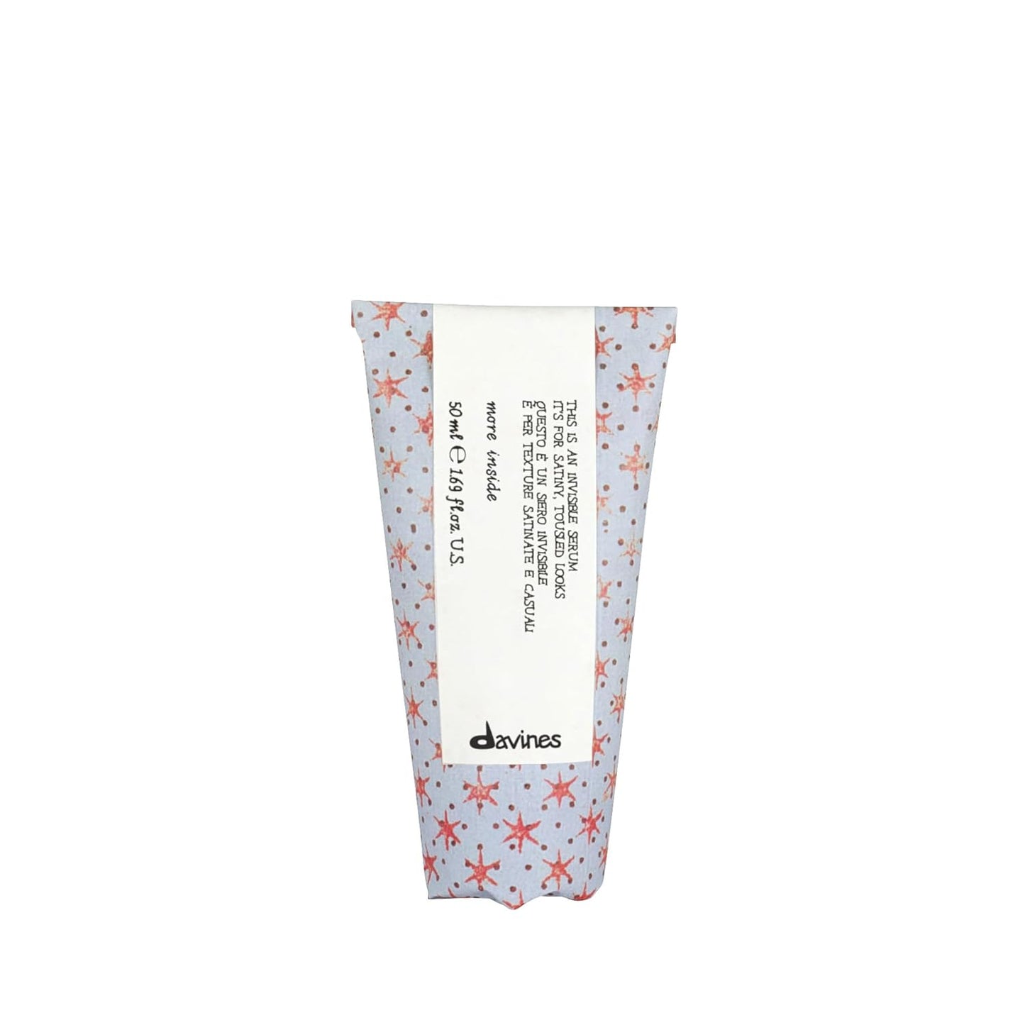 Davines Invisible Serum - Light Hold Anti-Frizz Treatment for Casual Styles | Travel Size 1.69 Fl Oz