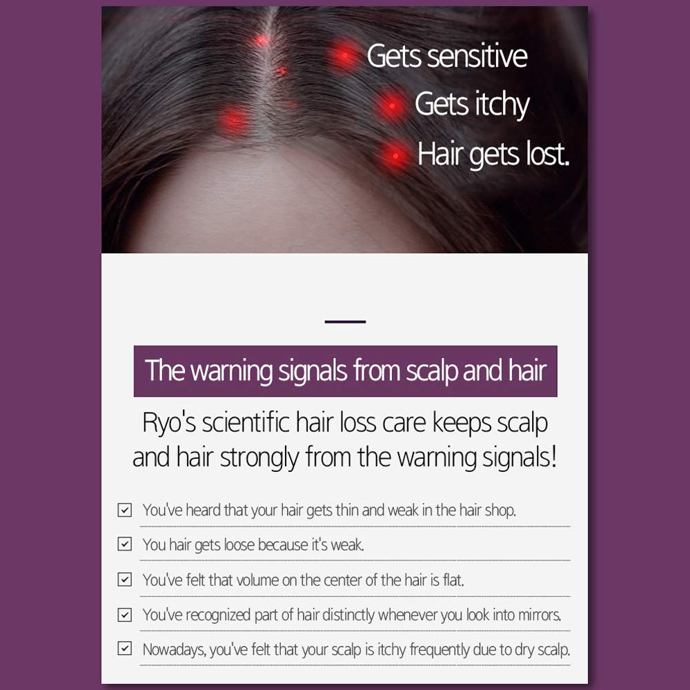 RYO Hair Strength Shampoo - Hypoallergenic Care for Sensitive Scalp | Soothes Itchiness & Strengthens Thinning Hair, 13.53 Fl Oz
