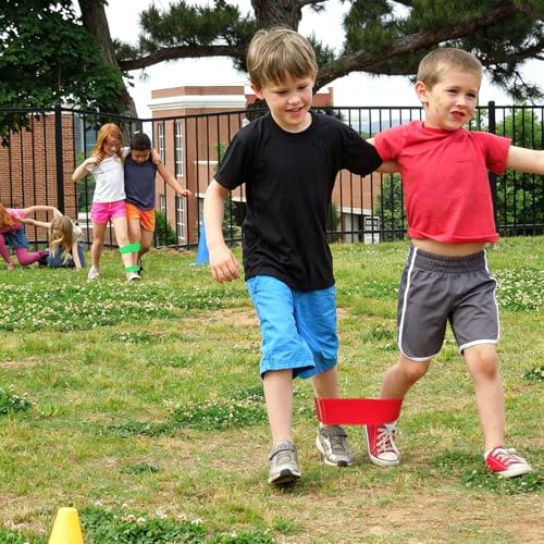 Hooqict 10-Pack Three-Legged Race Bands for Outdoor Fun