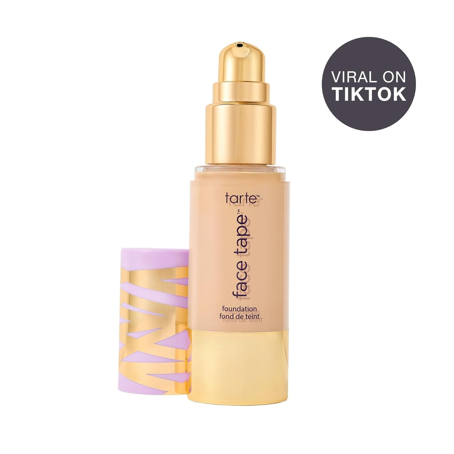 Tarte Face Tape Foundation - Full-Coverage, 12hr Waterproof Makeup | Hydrating, Natural Matte Finish, Vegan & Cruelty-Free