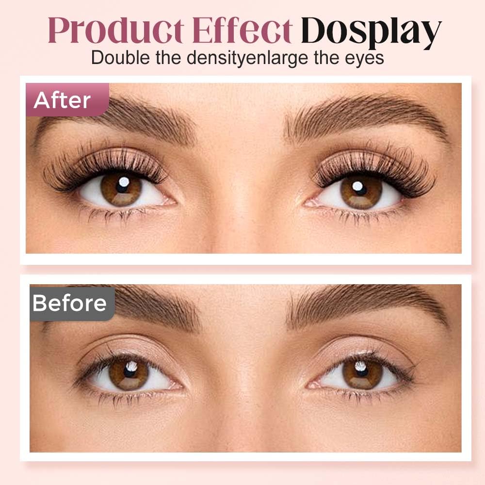 Waterproof Fibre Mascara, Tubular Mascara with Built-in Lash Primer, Volumizing Mascara for Daily Makeup, Natural And Non-Smudged (1pc)