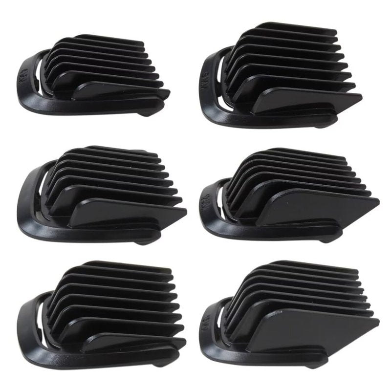 Unbrella 6Pcs Multigroom Trimmer Replacement T Blade Guide Comb Guard Set 4mm 9mm 12mm 16mm Compatible for Philips Norelco MG5700, MG5750, MG5760, MG7750 Models