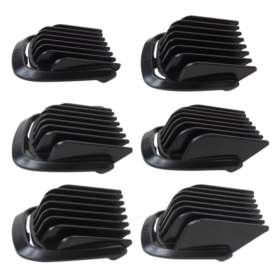 Guide Comb Guard Set 4mm 9mm 12mm 16mm Left and Right Taper Compatible for Philips Norelco 41mm Multigroom Trimmer Replacement T Blade
