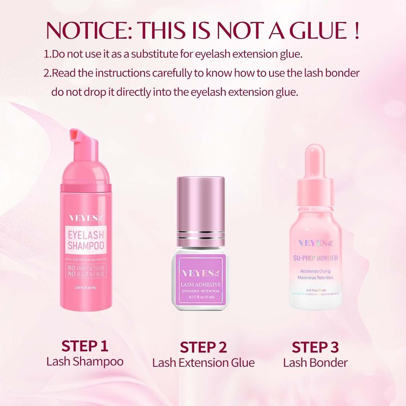 Super Lash Bonder for Eyelash Extensions - Glue Accelerator & Sealant | Reduces Fumes & Extends Retention Time