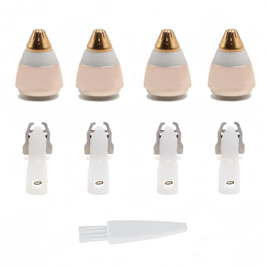 Eyebrow Hair Remover replacement heads for Finishing Touch Flawless Brows Eyebrow Hair Remover,Painless Blades with Cleaning Brush - As Seen on TV (flawless eyebrow replacement heads, 4 pack)