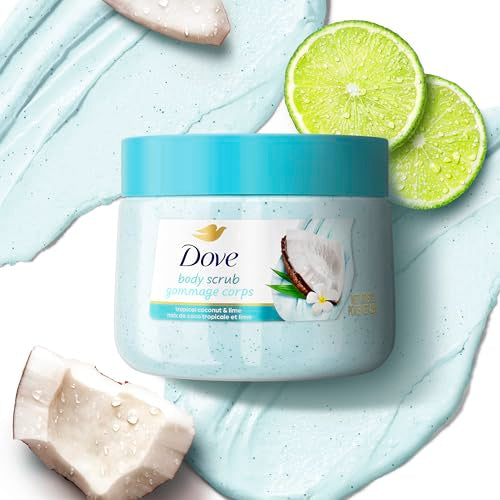 pureSCRUBS Premium Coconut Body Scrub Set - Large 16oz Dead Sea Salt Body Scrub With Infused Essential Oils & Nutrients, Includes Wooden Spoon, Loofah & Oatmeal Exfoliating Bar Soap