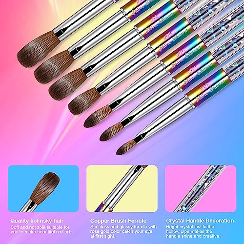 Shine Chance Size 14 Kolinsky Acrylic Nail Brush for Professional Manicure