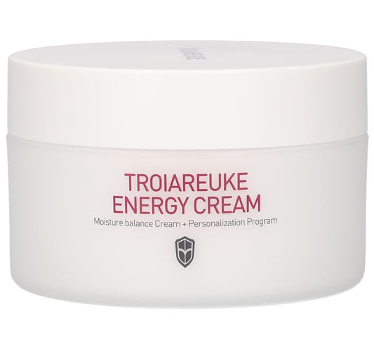 TROIAREUKE Energy Cream - Moisturizing Night Cream with Bifida, Galactomyces & Peptides for Dry Skin | Korean Skincare