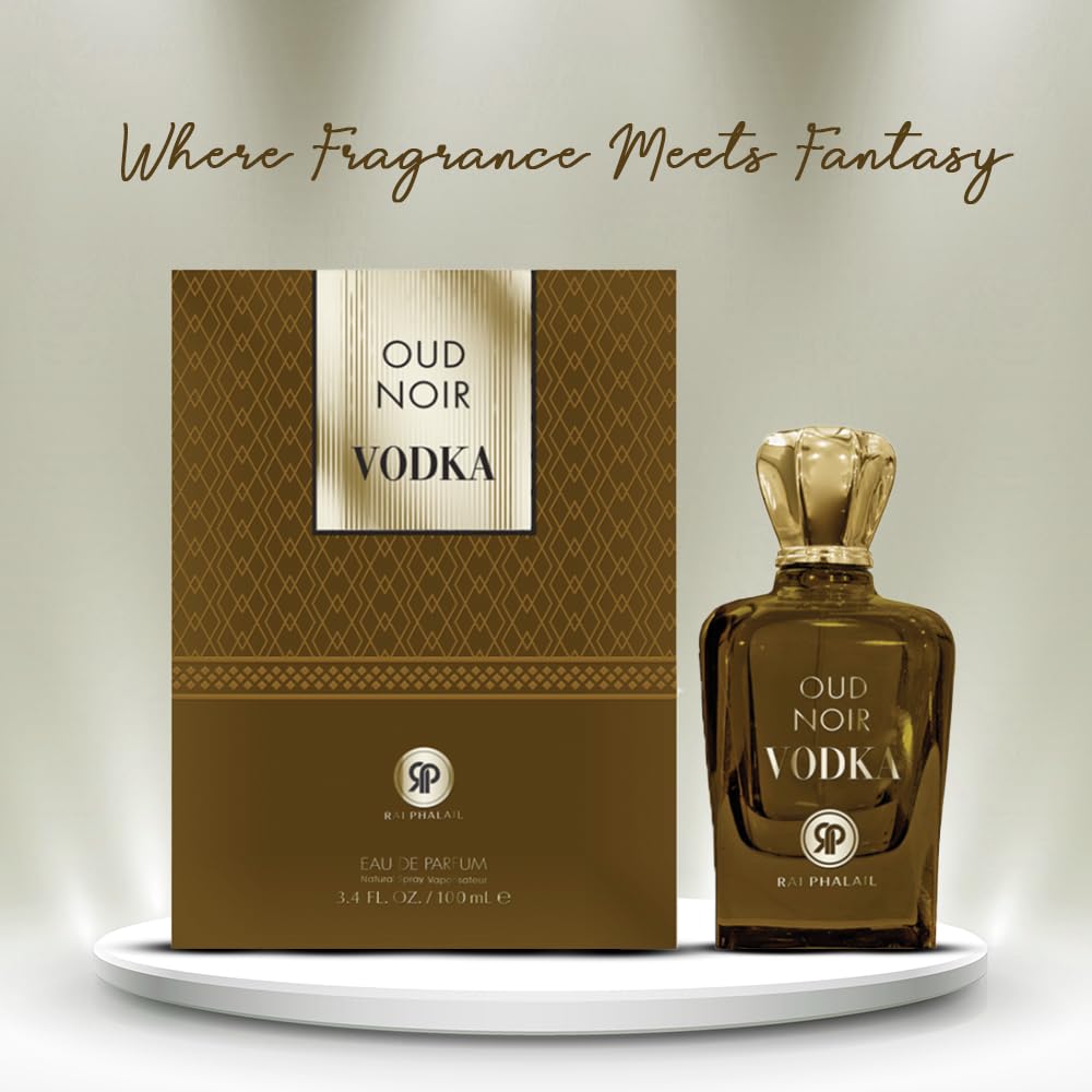Oud Noir Vodka Eau De Parfum - Unisex Fragrance 3.4 oz | Luxurious Scent
