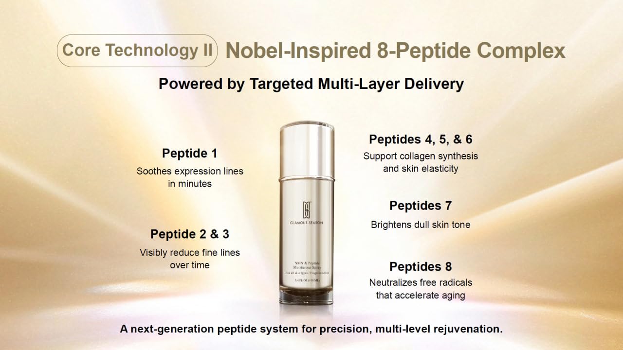 Glamour Season NMN & Peptide Moisturizer Spray (100ML)
