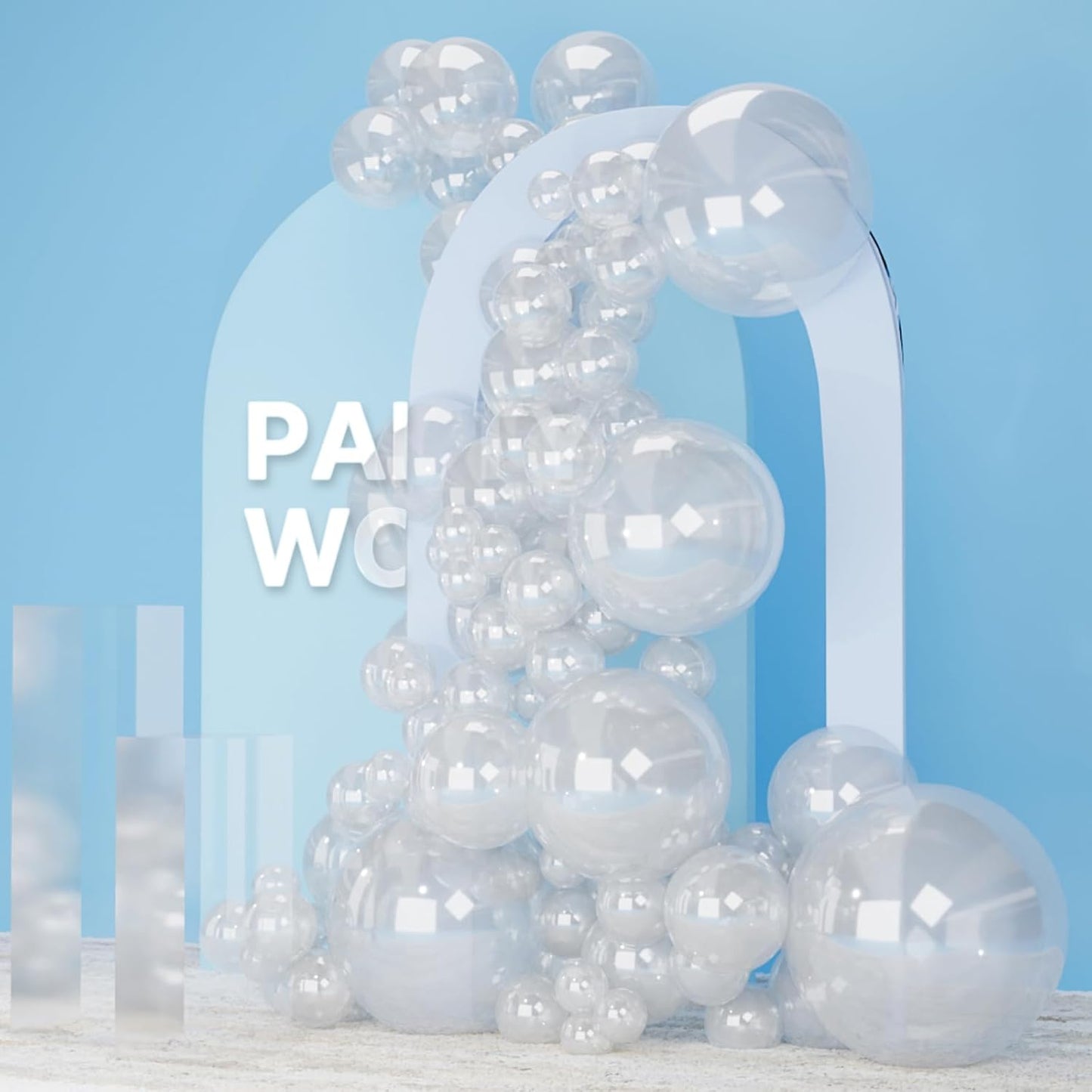 Black Balloon Arch Kit - 140 Pcs in 5-18 Inch Sizes for Baby Showers, Birthdays & Anniversaries | Elegant Black Decor