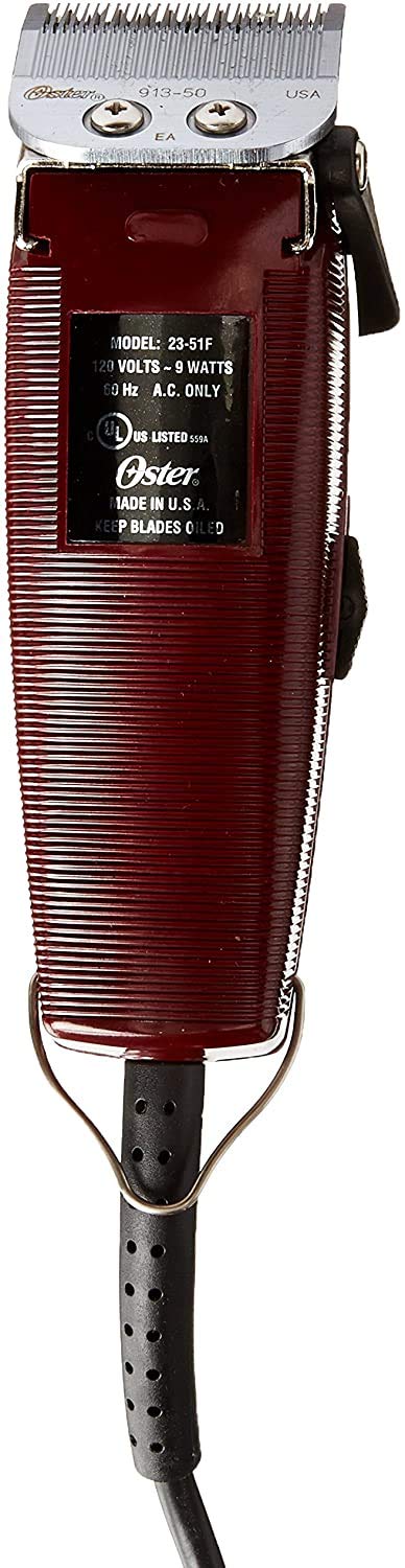Oster Fast Feed Adjustable Pivot Motor Clipper 76023-510 with 8 Piece Guide Comb Set and Neck Duster
