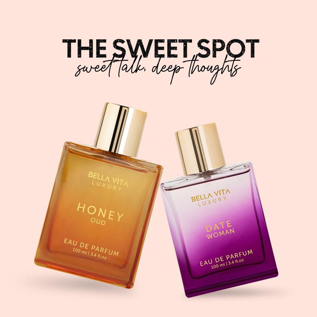 Luxury Perfume Set - Honey Oud & Date | 2x100ml Unisex Fragrance | Long-Lasting EDP