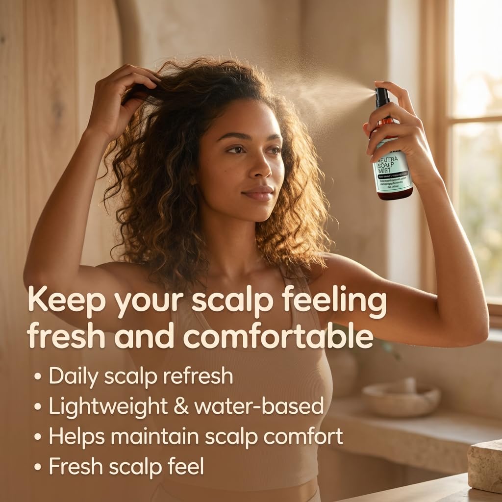 Scalp Clarifying Tonic | Tea Tree & Peppermint Cooling Detox for Oily Scalp - Water-Based, Sulfate & Paraben-Free