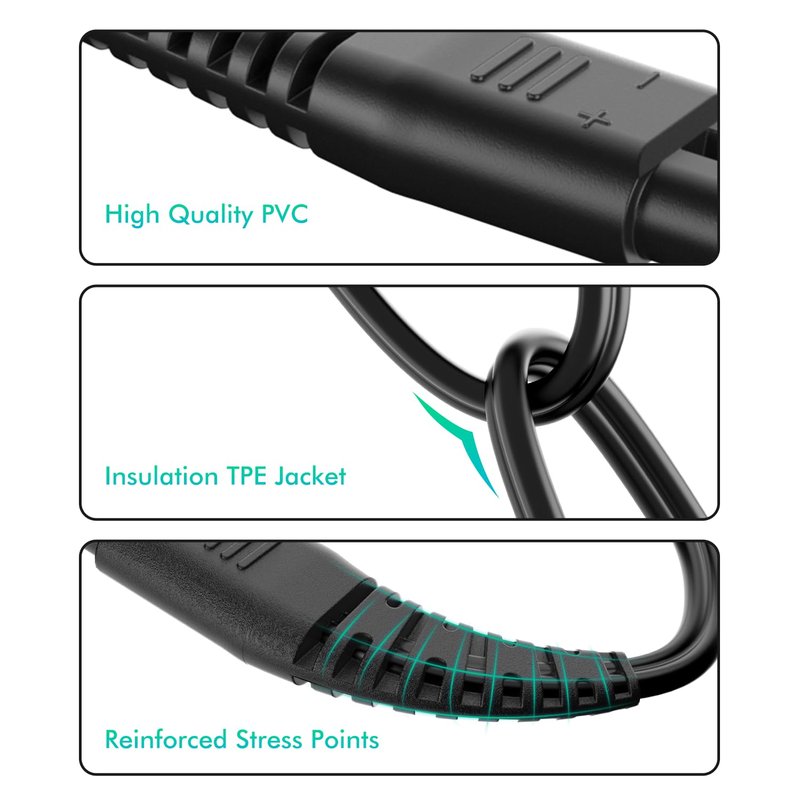 USB Charger Cord for oneisall Low Noise Dog Clippers Model RFC-676 Only, Replacement Charging Cable for oneisall Rechargeable Stainless Steel Blade Pet Shaver